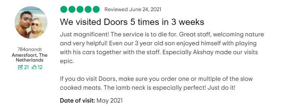 Tripadvisor Review 3