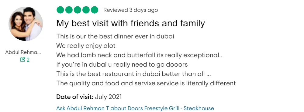 Tripadvisor Review 4