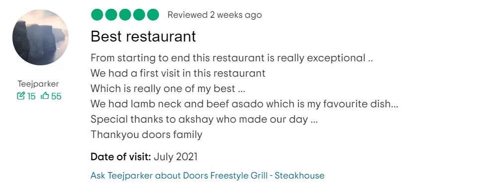Tripadvisor Review 2