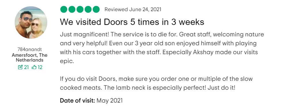 Tripadvisor Review 3